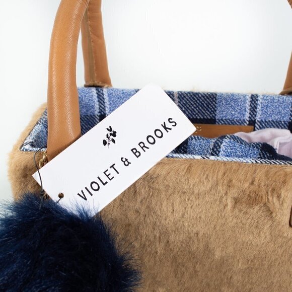 Violet & Brooks Nellie Faux Fur Box Purse - New! - Picture 2 of 12